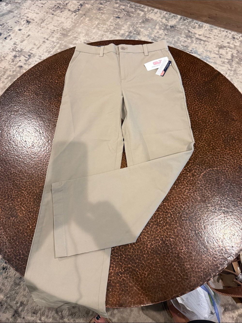Boys Khaki Stretch Chino Pants - Unbranded